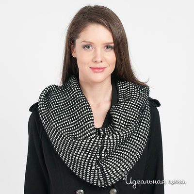 Шарф CORONA, цвет цвет черный / белый