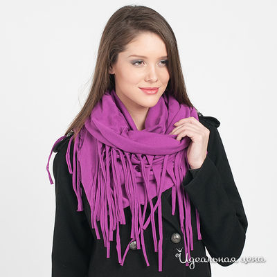 Шарф CORONA, цвет цвет ягодный