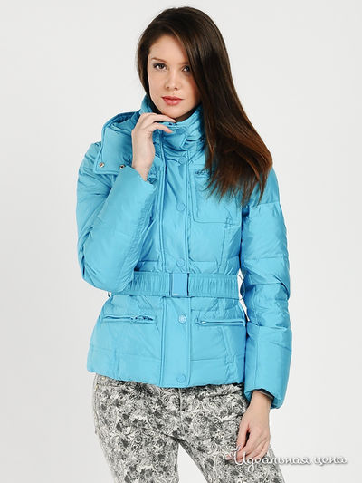 Пуховик MISS  SUN, цвет цвет нежно-голубой