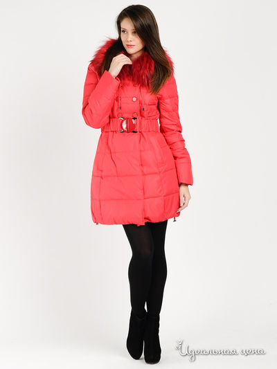 Пуховик ICEbear, цвет цвет клубничный