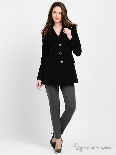Полупальто Pois, цвет цвет черный