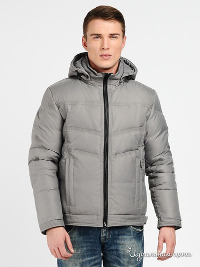 Пуховик Evolution, цвет цвет серый