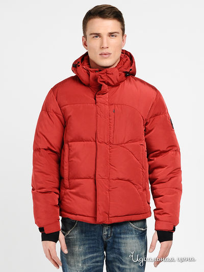 Пуховик Evolution, цвет цвет красный