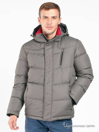 Пуховик Evolution, цвет цвет серый