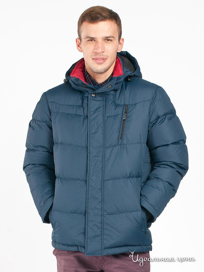 Пуховик Evolution, цвет цвет синий