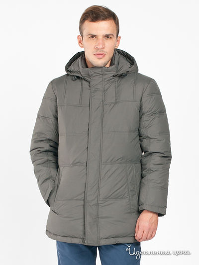 Пуховик Evolution, цвет цвет серый