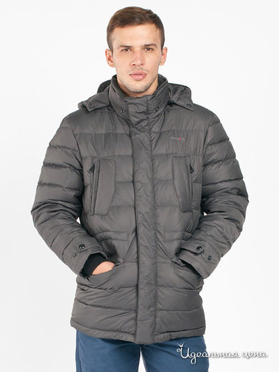 Пуховик Evolution, цвет цвет серый