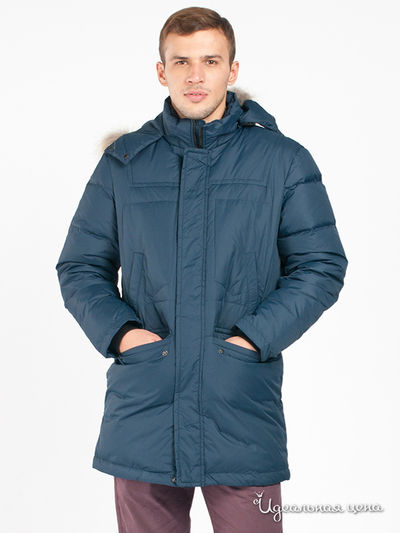 Пуховик Evolution, цвет цвет синий