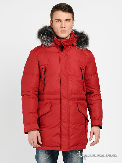 Пуховик Evolution, цвет цвет красный