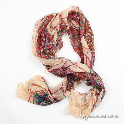 Палантин Fiona Fantozzi, цвет цвет желто-красный