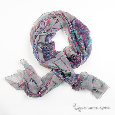 Палантин Fiona Fantozzi, цвет цвет серый