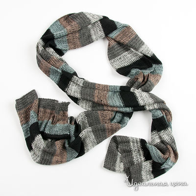 Палантин Fiona Fantozzi, цвет цвет серо-черный