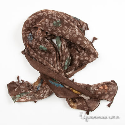 Палантин Fiona Fantozzi, цвет цвет коричневый