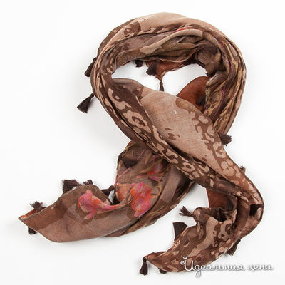 Палантин Fiona Fantozzi, цвет цвет коричневый