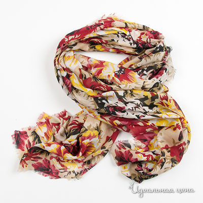 Палантин Fiona Fantozzi, цвет цвет бежево-желтый