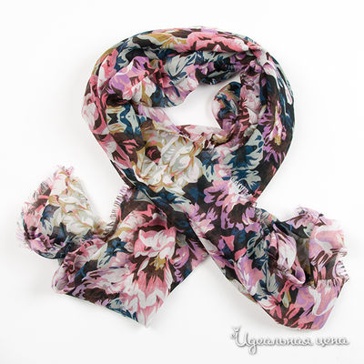 Палантин Fiona Fantozzi, цвет цвет коричнево-розовый