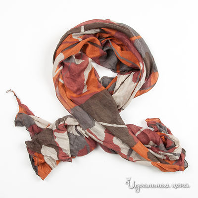 Палантин Laura Milano, цвет цвет коричнево-оранжевый