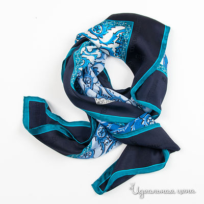 Платок Enrico Coveri, цвет цвет бирюзовый