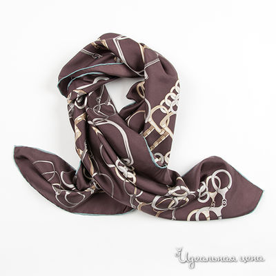 Платок Marina D'Este, цвет цвет шоколадный