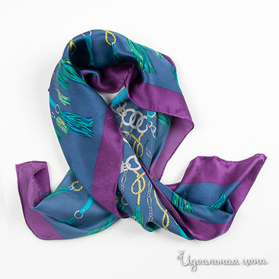 Платок Marina D'Este, цвет цвет синий