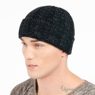 Шапка My Street, цвет цвет черный / серый