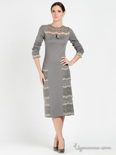 Платье Adzhedo, цвет цвет серый
