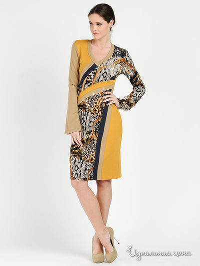 Платье Adzhedo, цвет цвет горчичный