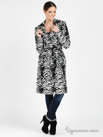 Пальто Adzhedo, цвет цвет белый / черный