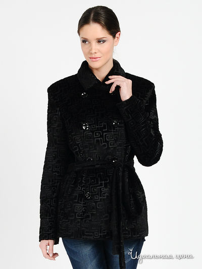 Полупальто Adzhedo, цвет цвет черный