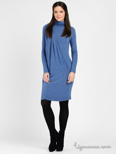 Платье Pietro Brunelli, цвет цвет дымчато-голубой