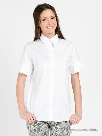 Блуза Pietro Brunelli, цвет цвет белый