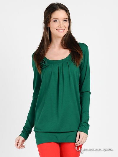 Туника Esprit-maternity, цвет цвет изумрудный