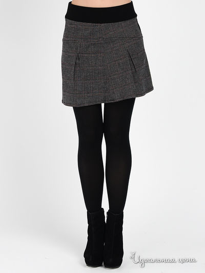 Юбка Pietro Brunelli, цвет цвет серый