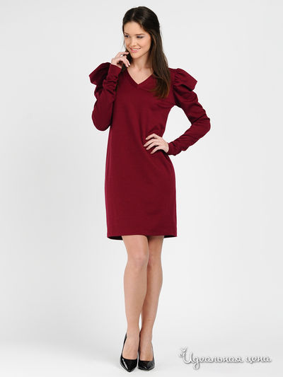 Платье Pietro Brunelli, цвет цвет ягодный