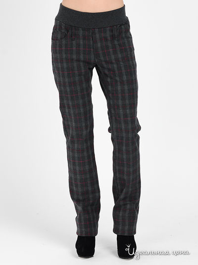 Брюки Pietro Brunelli, цвет цвет серый / клубничный