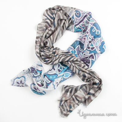 Палантин Laura Biagiotti, цвет цвет белый / голубой