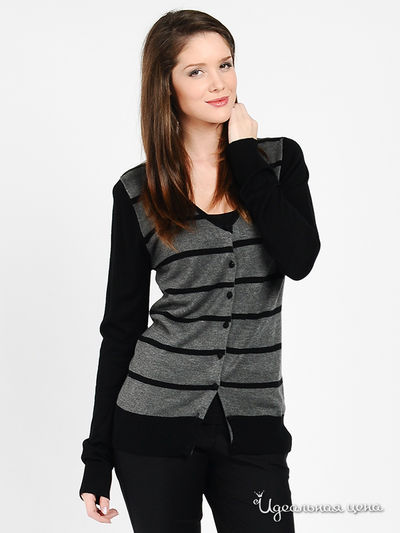 Кардиган Rocco Barocco, цвет цвет черный / серый