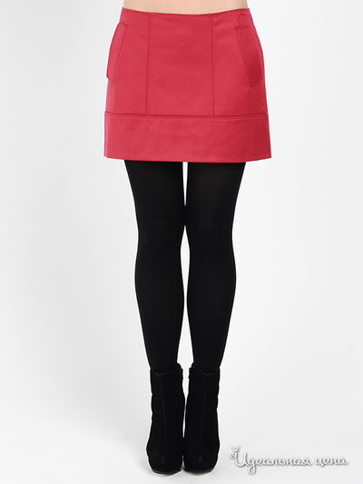 Юбка Byblos, цвет цвет малиновый