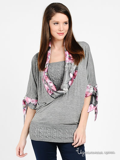 Твинсет Rocco Barocco, цвет цвет серый