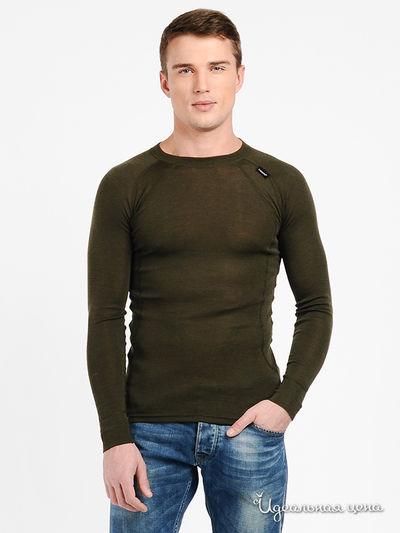 Лонгслив Lopoma, цвет цвет хаки