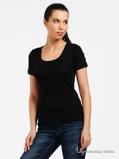 Футболка Infil, цвет цвет черный