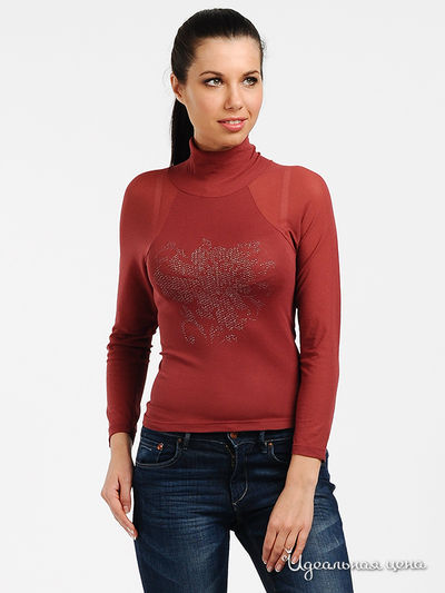 Водолазка Infil, цвет цвет винный