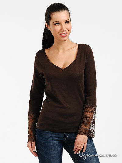Лонгслив Infil, цвет цвет коричневый