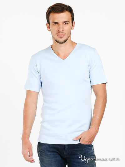 Футболка Infil, цвет цвет голубой