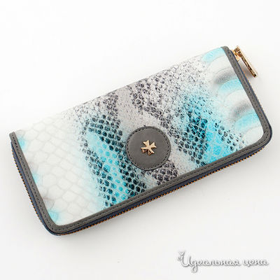 Кошелек Vasheron, цвет цвет бирюзовый / серый