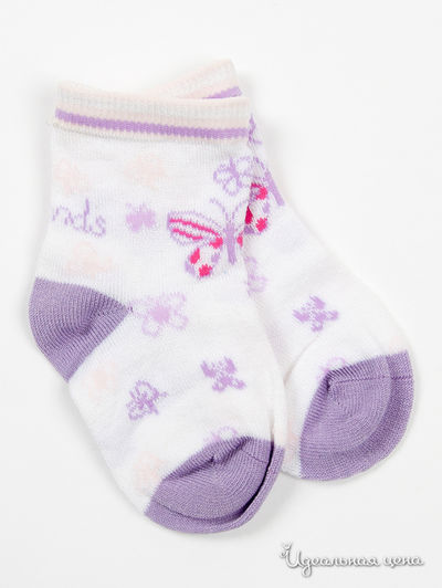 Носки Bimbus, цвет цвет белый / сиреневый