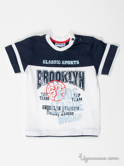 Футболка Bimbus, цвет цвет белый / темно-синий