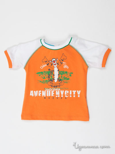 Футболка Bimbus, цвет цвет оранжевый / белый