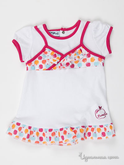 Туника Bimbus, цвет цвет белый / малиновый