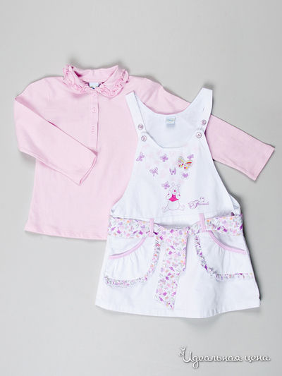 Комплект Bimbus, цвет цвет белый / нежно-розовый